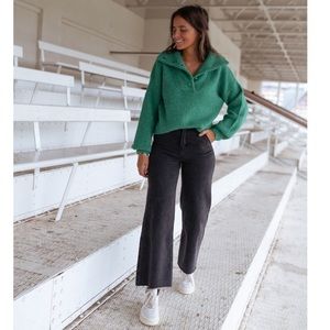 SOLD.  Old Navy Extra High Rise Wide Leg Black Jeans NWT